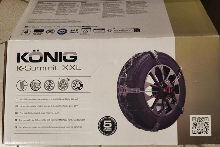 Köning K-Summit 19" kettingen, Auto diversen, Sneeuwkettingen, Zo goed als nieuw, Ophalen