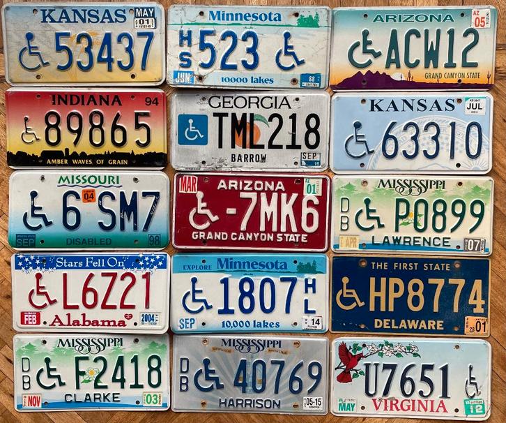 Nummerplaat plaque d'immatriculation USA SPECIAL, Verzamelen, Overige Verzamelen, Gebruikt, Ophalen of Verzenden