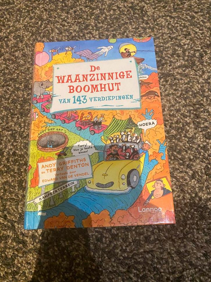Andy Griffiths - De waanzinnige boomhut van 143 verdiepingen, Boeken, Kinderboeken | Jeugd | onder 10 jaar, Ophalen of Verzenden