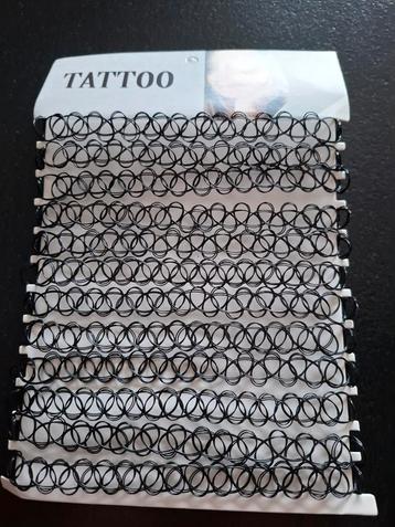 Chaîne de tatouage, cadeau, 12 pièces