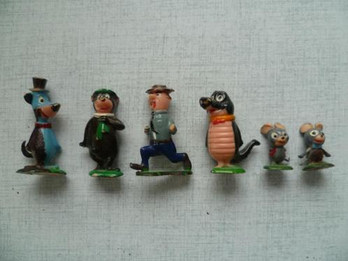 6 figurines Hanna Barbera années 1960 RARE, Collections, Statues & Figurines, Utilisé, Animal, Enlèvement ou Envoi