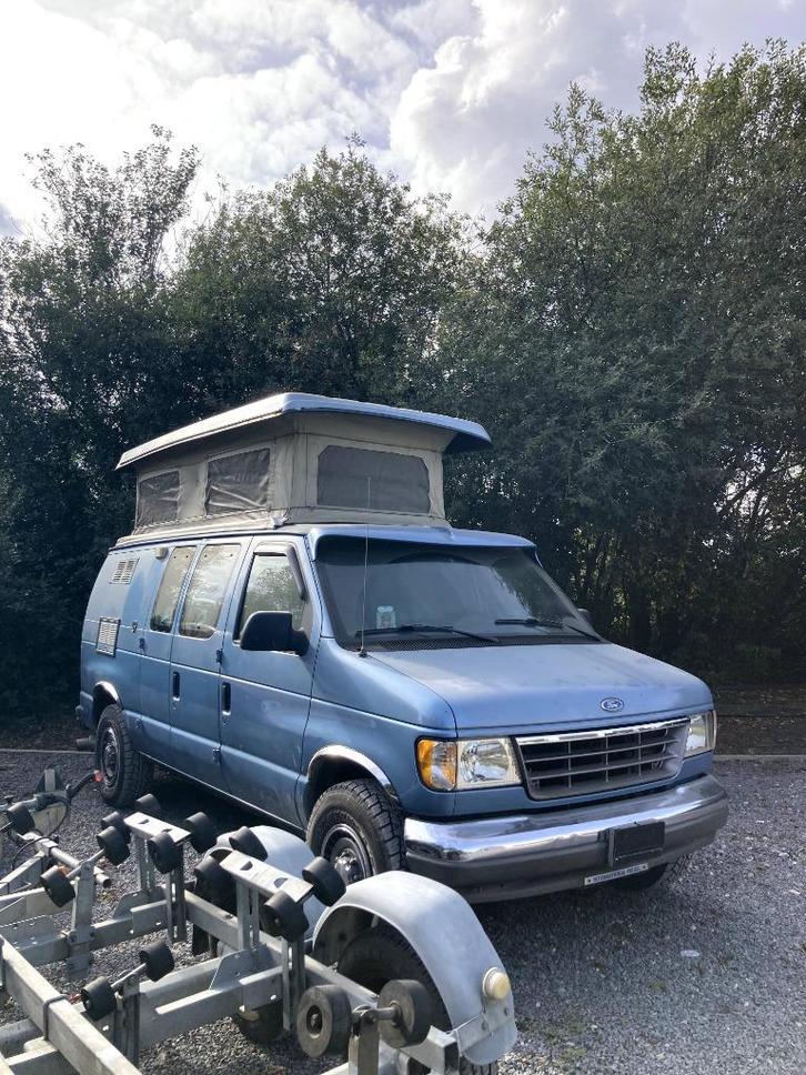 Sportsmobile Ford Econoline 1994 Buscamper, Caravans en Kamperen, Mobilhomes, Particulier, tot en met 4, Buscamper of Camperbus