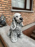 Stenen tuinbeeld hond, Jardin & Terrasse, Statues de jardin, Comme neuf, Enlèvement