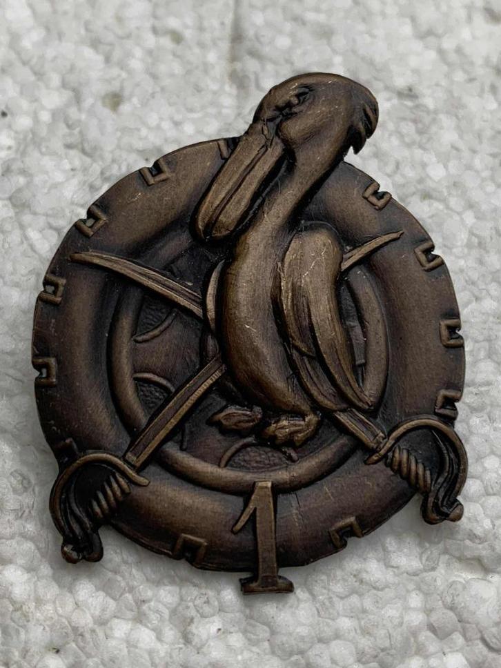 Insigne, badge WOII 1e Cav Divisie Transport Corps, 1939-40, Verzamelen, Militaria | Algemeen, Landmacht, Embleem of Badge, Ophalen of Verzenden