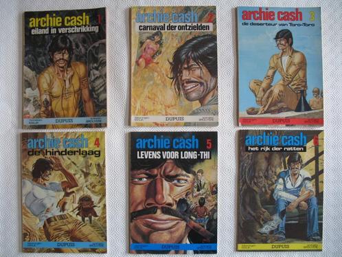 ARCHIE CASH: 1ste druk, complete reeks nr.1 t/m 15 - Dupuis, Boeken, Stripverhalen, Zo goed als nieuw, Complete serie of reeks