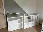 Ikea babybed en luiertafel (stuva / smastad), Kinderen en Baby's, Zo goed als nieuw, Ophalen