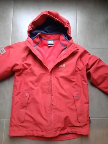 Jack Wolfskin 3-in-1 jas maat 140 beschikbaar voor biedingen