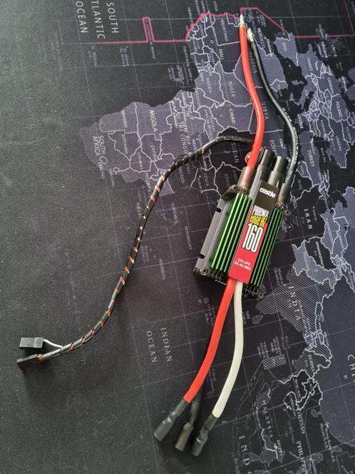 Castle Creations Phoenix Edge HV 160 AMP ESC, 12S / 50.4V., Hobby en Vrije tijd, Modelbouw | Radiografisch | Vliegtuigen, Zo goed als nieuw