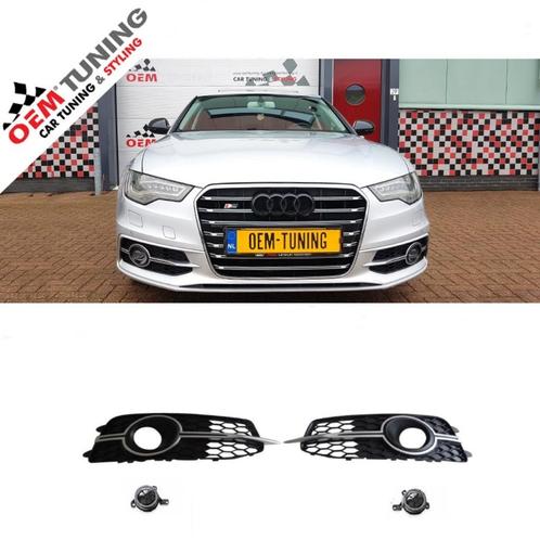 A6 S6 Mistlamp roosters | 2012-2015 | OEM Design |, Auto-onderdelen, Carrosserie, Bumper, Audi, Voor, Nieuw, Ophalen of Verzenden