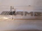 Mercedes Amg koffer logo zilver/ mat zwart / blinkend zwart, Achterklep, Mercedes-Benz, Nieuw, Ophalen of Verzenden