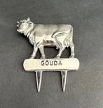 verzilverde kaasstekker koe Gouda, Ophalen of Verzenden