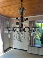 Twee messing kroonluchters uit de jaren 70, Huis en Inrichting, Lampen | Kroonluchters, Ophalen, Gebruikt