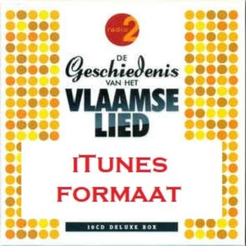 Geschiedenis van het Vlaamse Lied (10CD iTunes formaat), Cd's en Dvd's, Cd's | Nederlandstalig, Ophalen of Verzenden