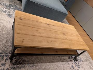 Salontafel maison du monde. Hout en metaal beschikbaar voor biedingen