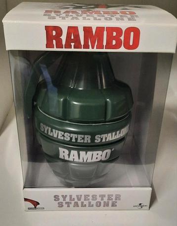 Rambo 1-4 Grenade Boxset Blu-ray, Enlèvement ou Envoi, Coffret