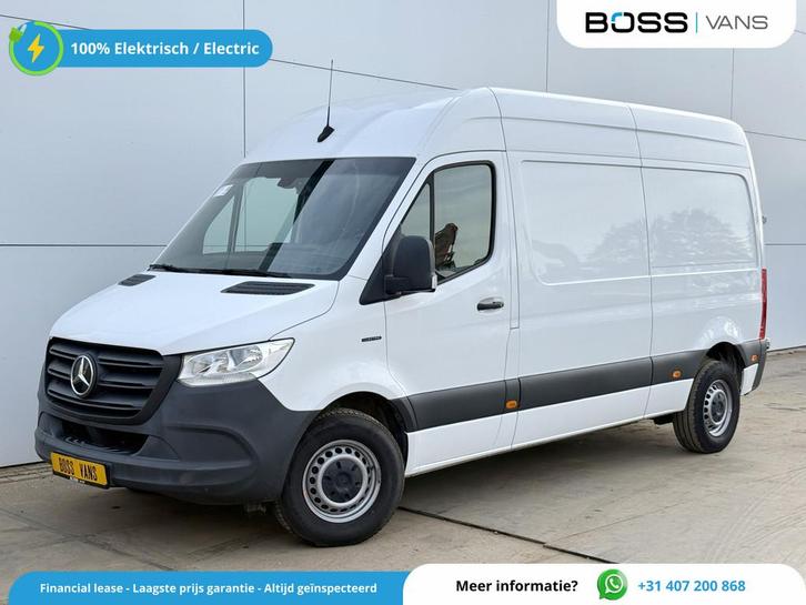 Mercedes-Benz eSprinter 312 ALL-IN PRIJS L2H2 55kWh 168km WL, Auto's, Bestelwagens en Lichte vracht, Bedrijf, Te koop, ABS, Achteruitrijcamera