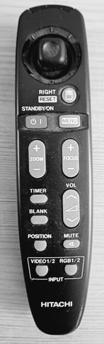 Hitachi video camera projecteur studio télécommande d'origin, Ophalen of Verzenden, Zo goed als nieuw, Origineel, Mediaspeler