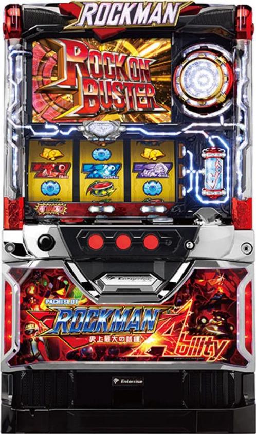 pachislo - ROCKMAN ABILITY, Verzamelen, Automaten | Gokkasten en Fruitautomaten, Zo goed als nieuw, Overige munten, Met sleutels