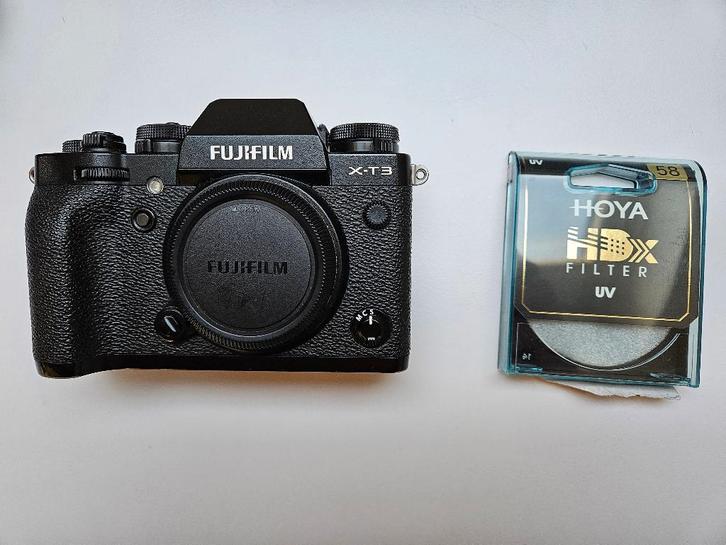 Fujifilm X-T3 Set: Body + 18-55mm + 27mm + flits + Extra's, Audio, Tv en Foto, Fotocamera's Digitaal, Gebruikt, Spiegelreflex