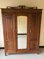 Art nouveau kleerkast, Huis en Inrichting, Kasten | Kleerkasten, Gebruikt, 200 cm of meer, 150 tot 200 cm, Eikenhout