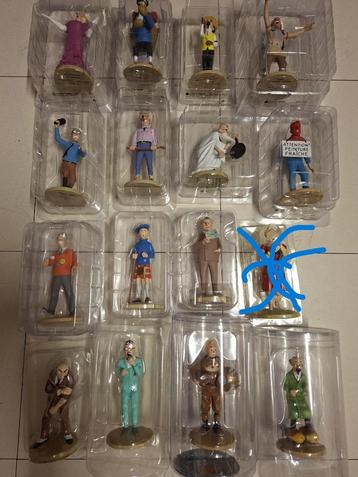 15 figuren van Hergé Moulinsart in originele verpakking beschikbaar voor biedingen