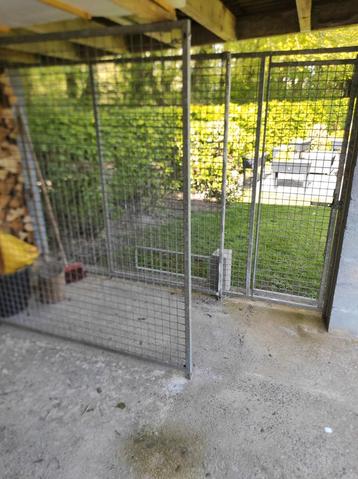 Grilles chenil chien 2mx2m acier galvanisé 