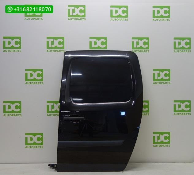 Renault Kangoo ('07-'19) Schuifdeur links dicht zwart, Auto-onderdelen, Carrosserie, Deur, Renault, Links, Gebruikt, Ophalen of Verzenden