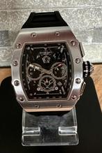 ROTORCRAFT COMMANDER SPORTS CHRONO VAUT549€ ! 💯 % NOUVEAU !, Bijoux, Sacs & Beauté, Enlèvement ou Envoi, Neuf, Noir