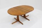 Vintage Deense ronde uitschuifbare eettafel tafel massief, Antiek en Kunst, Antiek | Meubels | Tafels, Ophalen