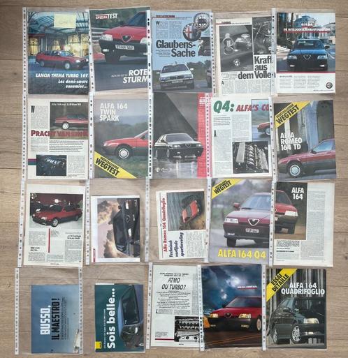 ALFA ROMEO 164 - ALFA 164 - ARTIKELS, Boeken, Auto's | Folders en Tijdschriften, Alfa Romeo, Ophalen of Verzenden