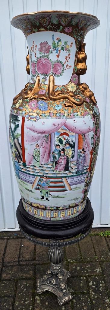 Vase chinois majestueux (grand/épais/lourd), Antiquités & Art, Antiquités | Vases, Enlèvement