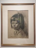 Peinture portrait d'enfants jacques eggermont, Enlèvement ou Envoi