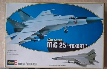 Mig 25 Foxbat Revell 1/48 beschikbaar voor biedingen