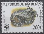 BENIN - rotspython - 0,03 €, Postzegels en Munten, Ophalen of Verzenden