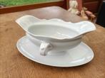 Saucière blanche en porcelaine en parfait état., Collections, Enlèvement ou Envoi, Comme neuf, Porcelaine