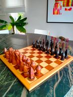 Spaans schaakspel in hout ., Ophalen