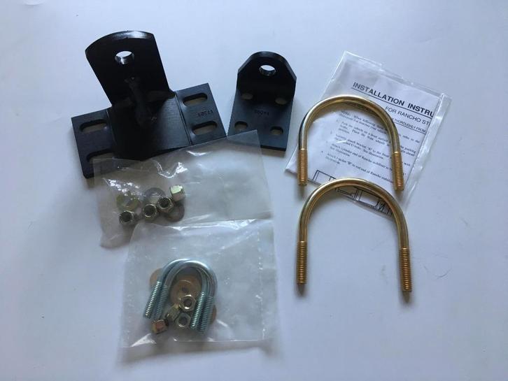 Te koop stuurdemper beugel set Rancho Dodge w200 d200, Auto-onderdelen, Klein materiaal, Amerikaanse onderdelen, Oldtimer onderdelen