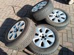 Audi alu velgen 16" met oude winterbanden., Auto-onderdelen, Banden en Velgen, Ophalen, Gebruikt, Winterbanden, Velg(en)