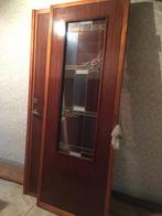 Glas in lood vouwdeur  set van 3, Ophalen, Vouwdeur, Gebruikt, Glas