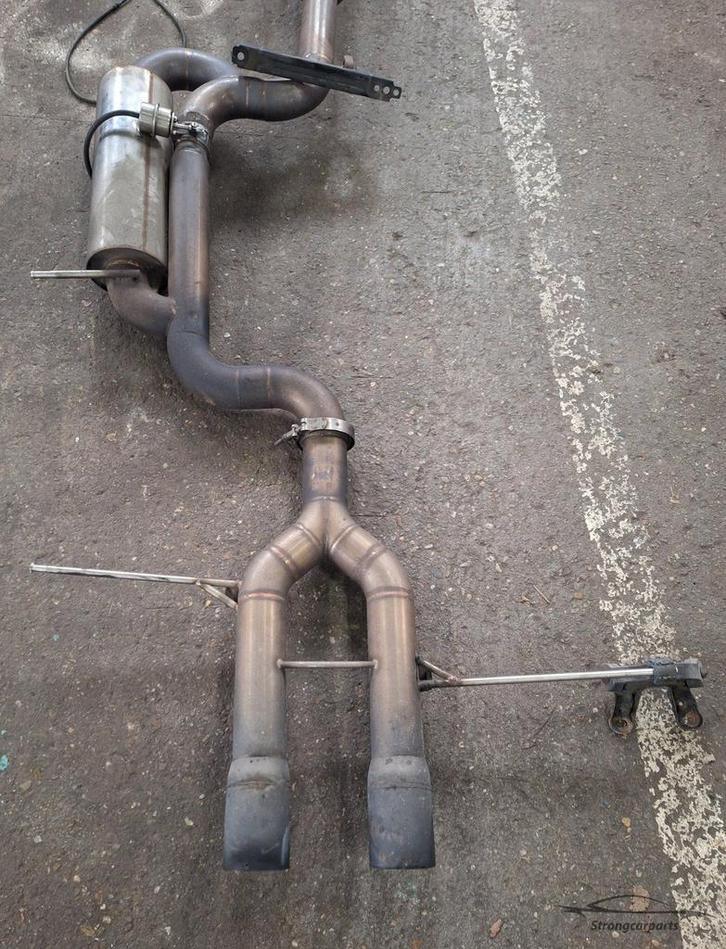 Downpipe 3 inch met kleppen systeem VW Scirocco Golf 6 CAVD, Auto-onderdelen, Uitlaatsystemen, Volkswagen, Gebruikt, Ophalen of Verzenden