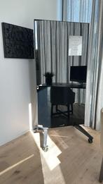 Legamaster mobiel glasbord 90x175cm zwart, Ophalen, Mobiel, Zo goed als nieuw, Whiteboard