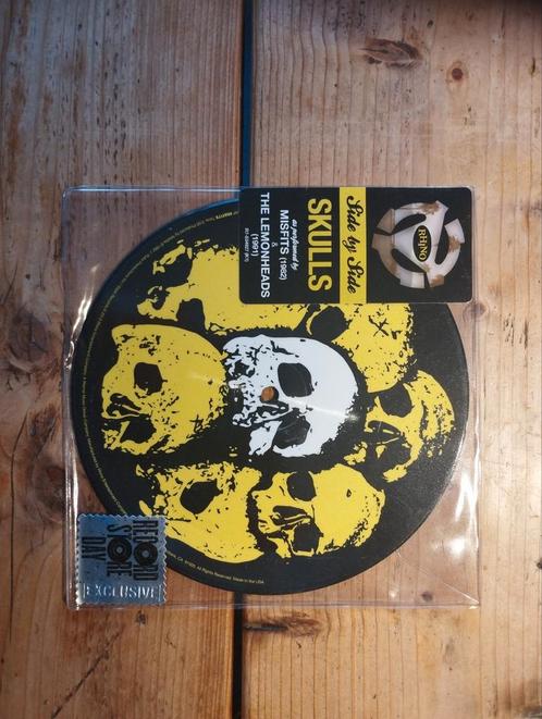 Misfits / The Lemonheads - Skulls 7" PD Record Store Day, CD & DVD, Vinyles | Hardrock & Metal, Comme neuf, Enlèvement ou Envoi