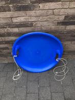 Slee schelp in kunststof blauw rond 60 cm, Ophalen, Gebruikt, Kunststof