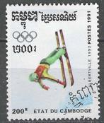 Cambodja 1991 - Yvert 999 - Winterspelen in Albertville (ST), Postzegels en Munten, Verzenden