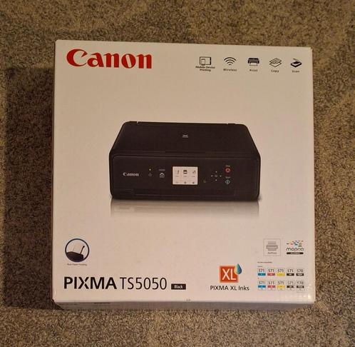 Canon PIXMA TS 5050-printer, Computers en Software, Printers, Gebruikt, Printer, Faxen, Kleur printen, Kopieren, Mailen, Scannen