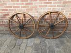 Houten wielen, Tuin en Terras, Tuinwanddecoratie, Ophalen, Gebruikt