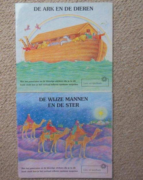 Gratis raamstickers Ark van Noach + Kerst, Boeken, Kinderboeken | Jeugd | onder 10 jaar, Gelezen, Ophalen of Verzenden