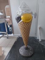 3D reclame ijshoorn display 136cm met voet, Ophalen