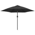 Parasol  zwart kantelbaar kliksysteem  3x3, Tuin en Terras, Ophalen, Kantelbaar, Nieuw, 2 tot 3 meter