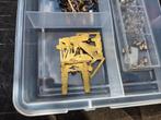 LOT DE PIECES DETACHEES+LOT AMPOULE+MOTEUR AIGUILLAGE, Ophalen of Verzenden, Gebruikt, Gelijkstroom of Wisselstroom, Rails